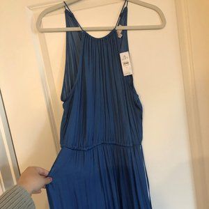Silky Blue Maxi Dress from LOFT!